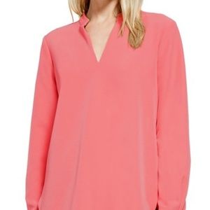 Vince Camuto Back Seam Mandarin Collar Tunic